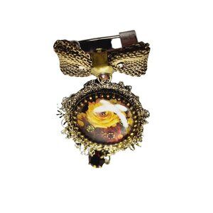 Vintage Signed Michael Negrin Bow Brooch (A1532)